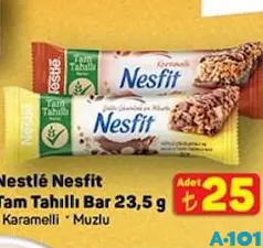 NESTLE NESFİT TAM TAHILLI BAR 23,5 G fiyat ve kampanya bilgisi
